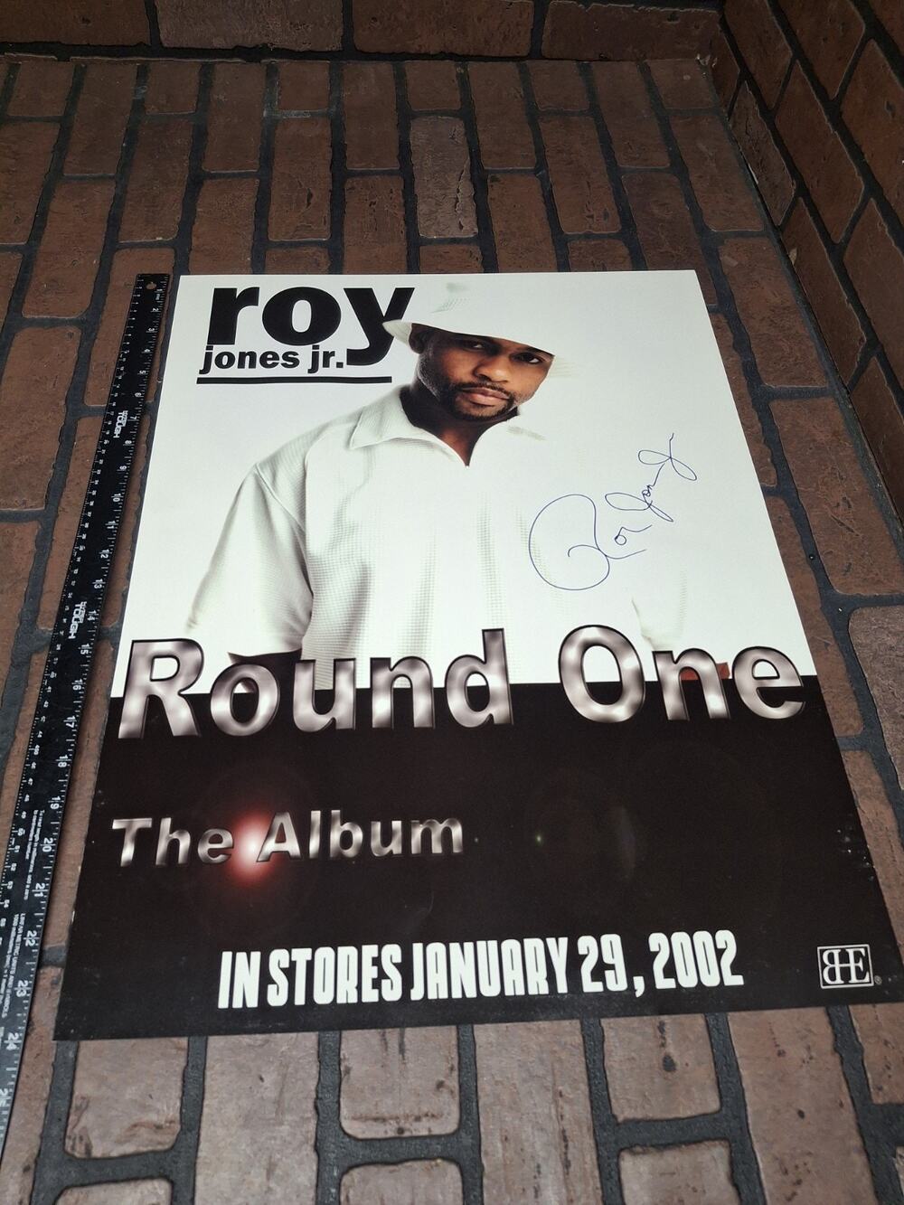 Roy Jones Jr Round One The Album Poster Signed